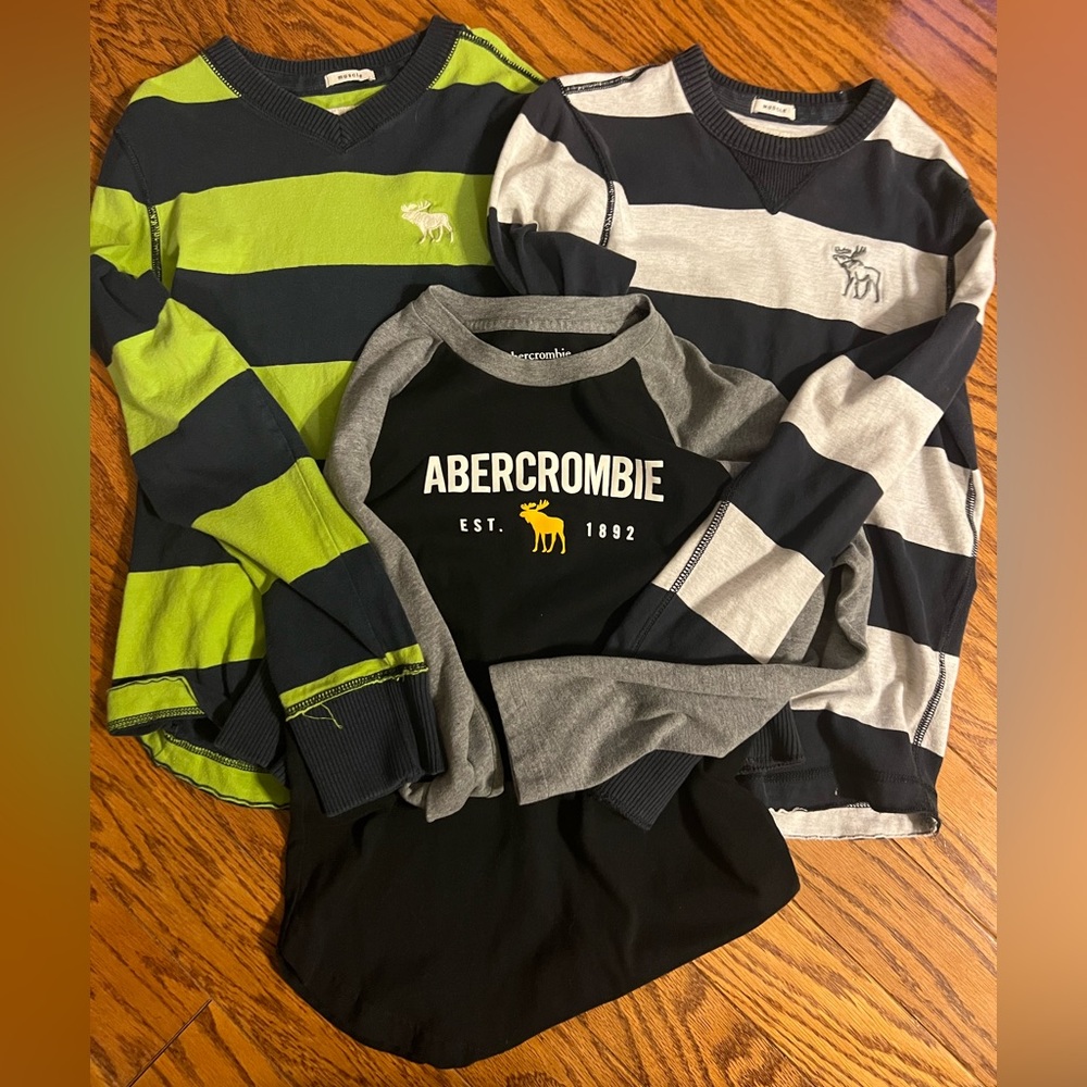 3 Abercrombie kids shirts